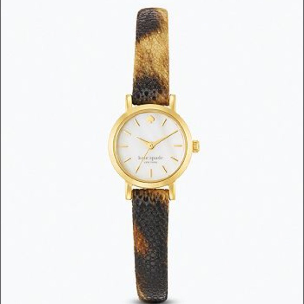 Kate Spade Tiny Metro Watch - Animal print band